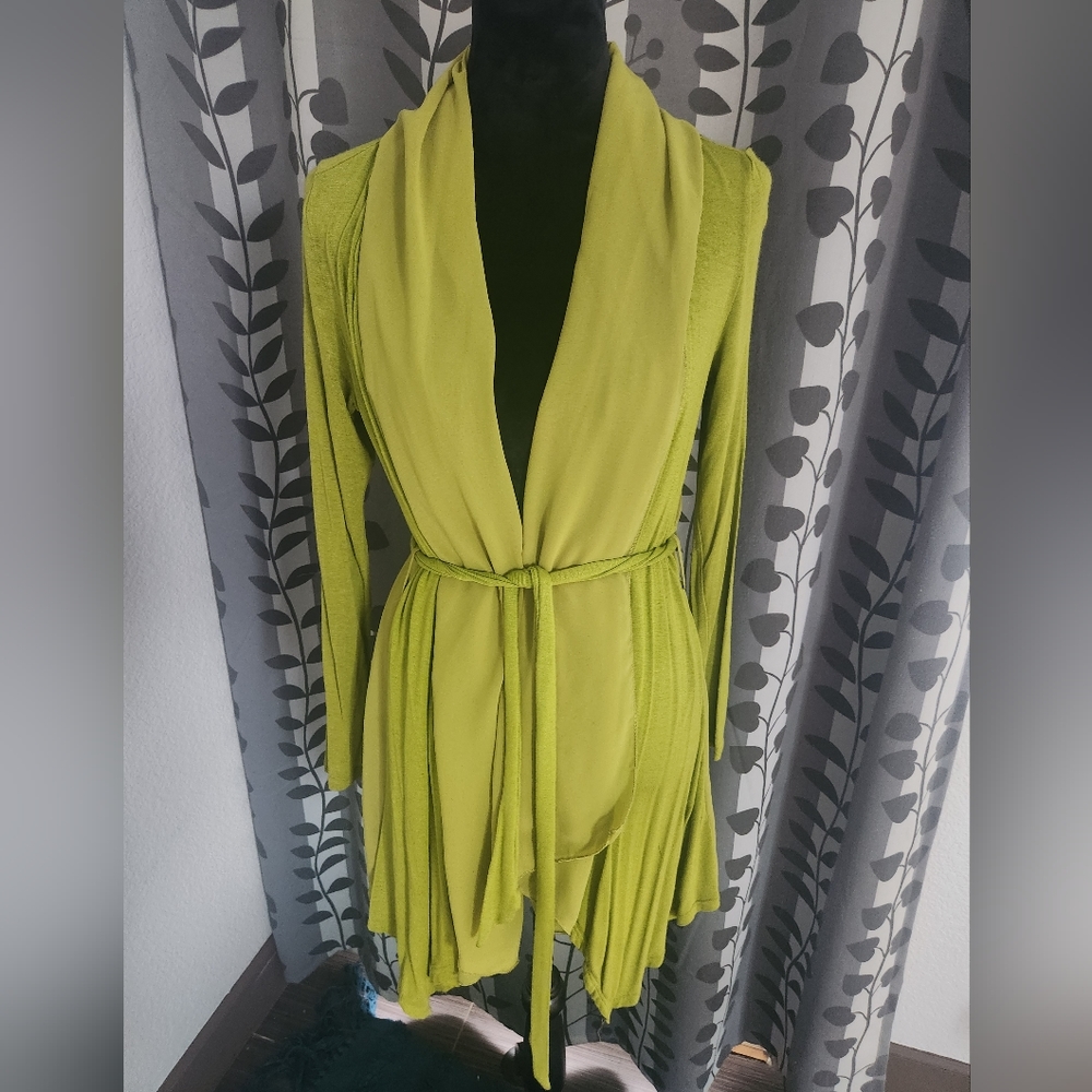 Green jacket top